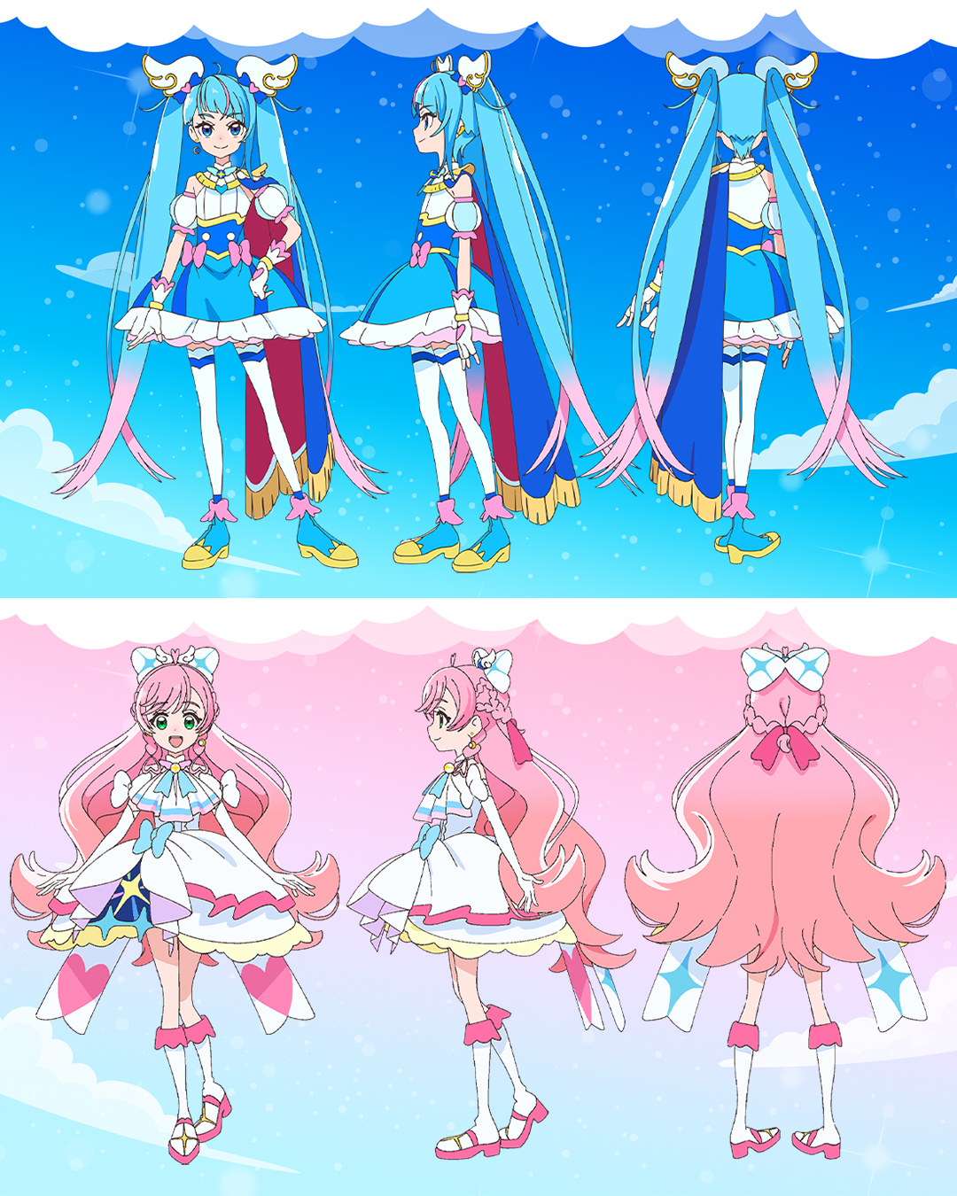 ○ ♡ ∀ ♡) pretty stuff — ✨Hirogaru Sky! Precure concepts I did