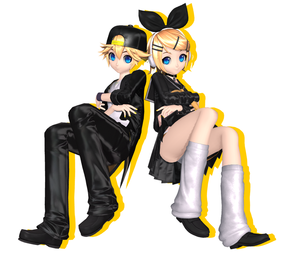 PDFTDX BRING IT ON Len / Rin by LeoneSakurai on DeviantArt