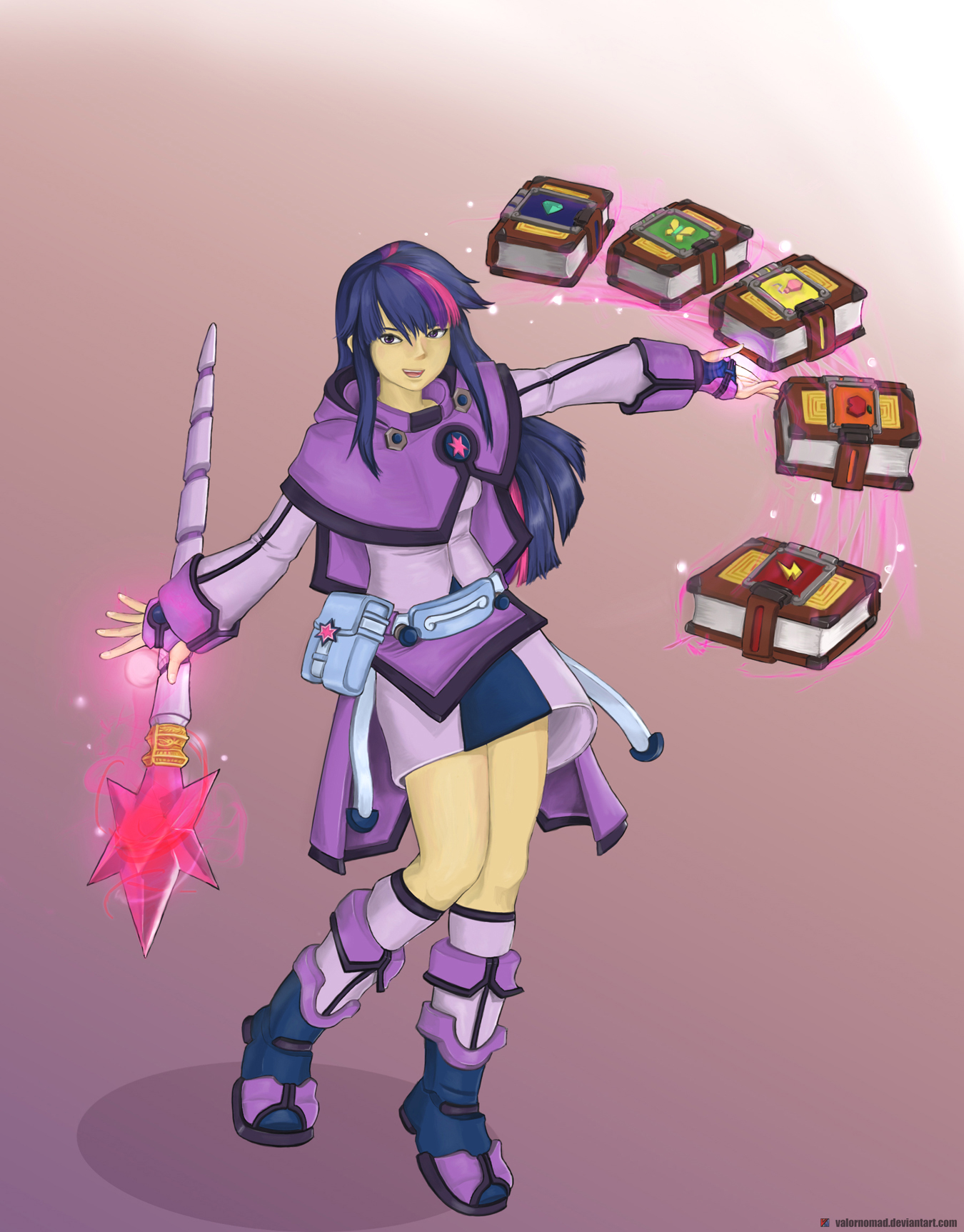 Humanized Twilight Sparkle Mage