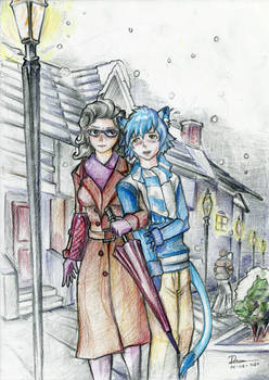 Femrainy x Ran: Couples in the Snowy Town