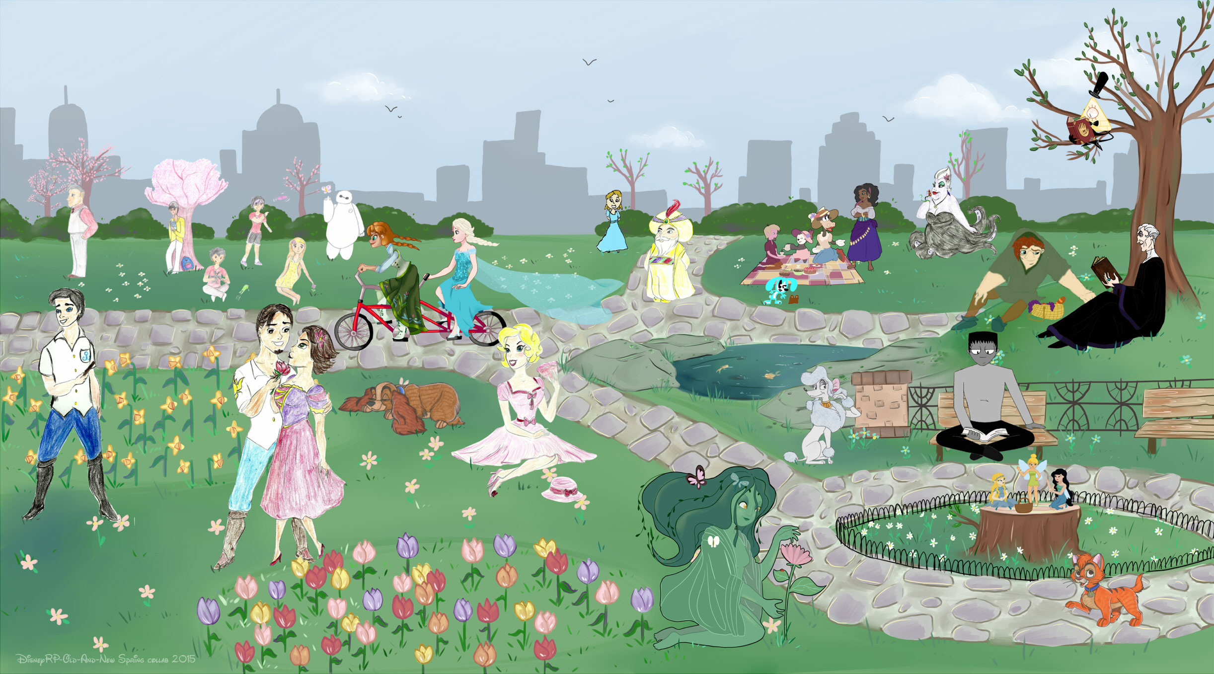 Springtime Picnic - DisneyRP-old-and-new collab