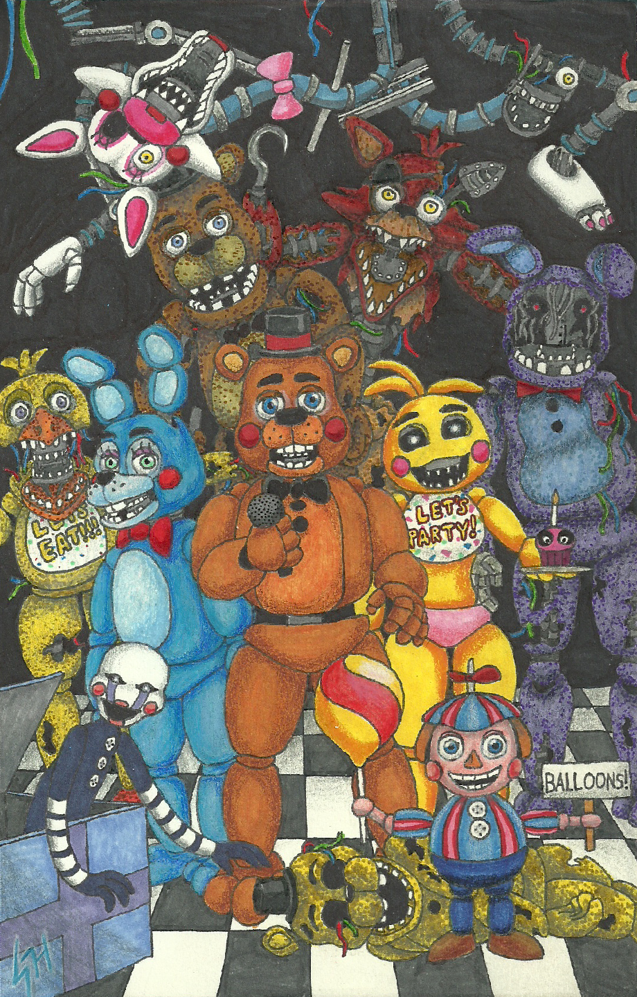 Five Nights At Freddy's 2 by Gyki on DeviantArt