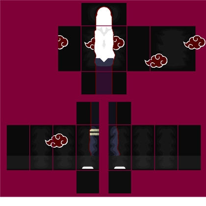 Akatsuki Robe Texture New Akatsuki Robes by RobloxDoomBinger on DeviantArt