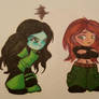 Kim Possible and Shego 