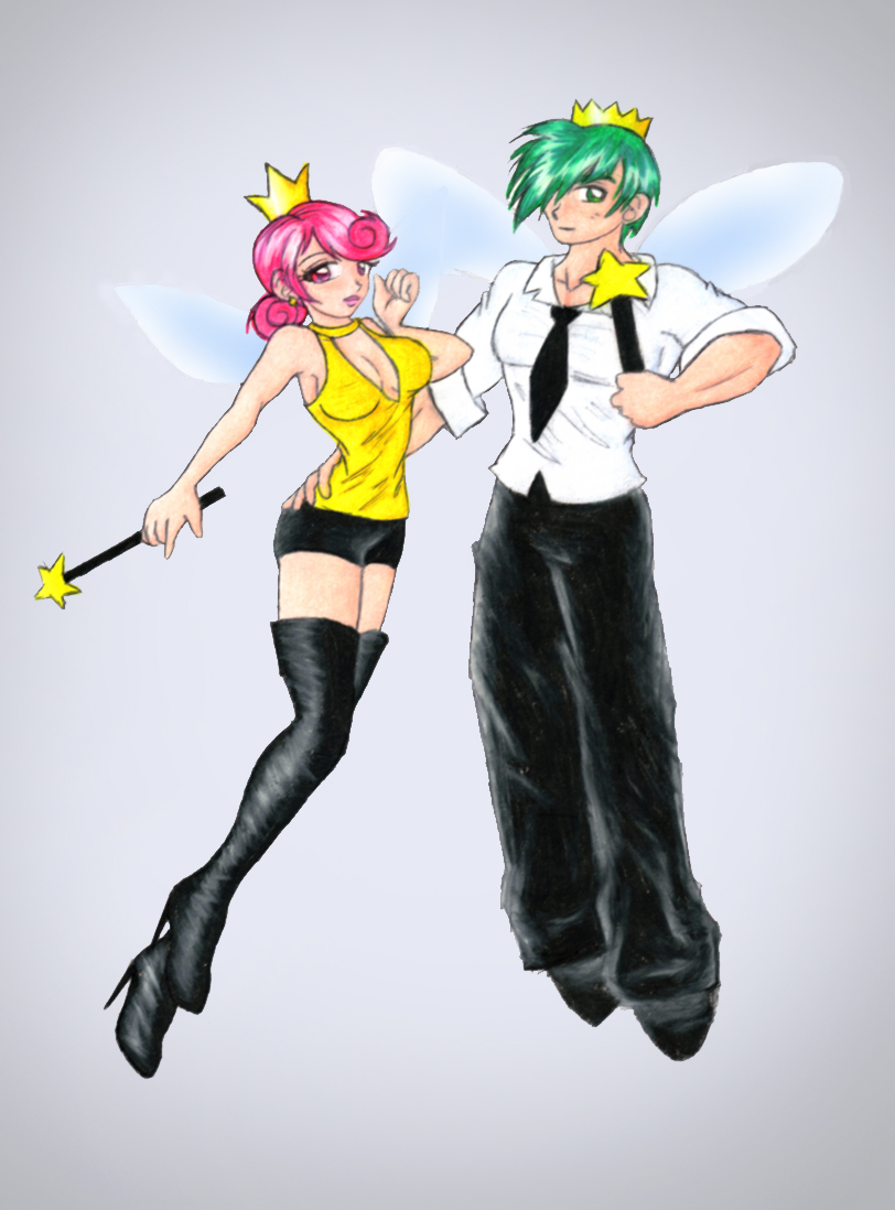Cosmo and Wanda by Sahan on DeviantArt