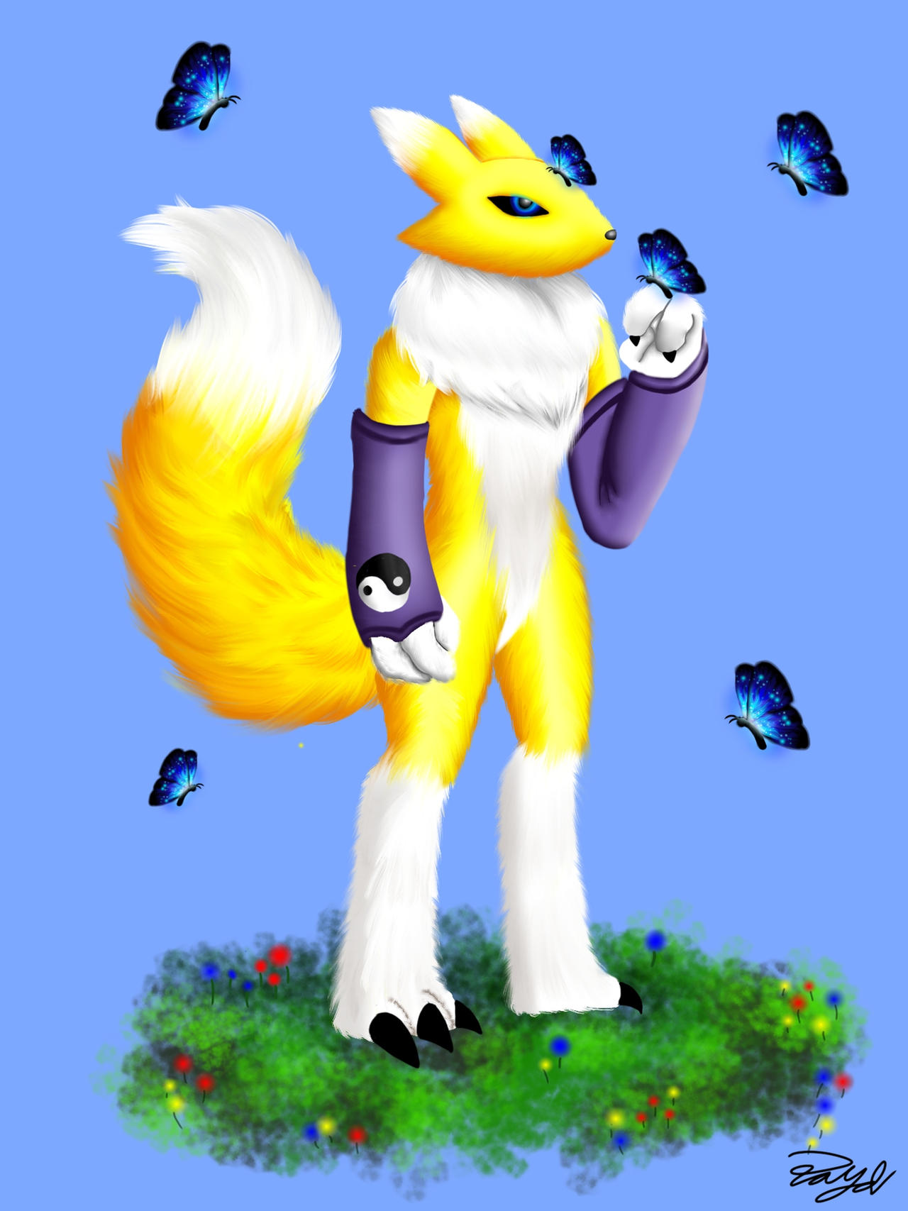 Custom Renamon The Pretty Renamon by MrCoolBrain on DeviantArt