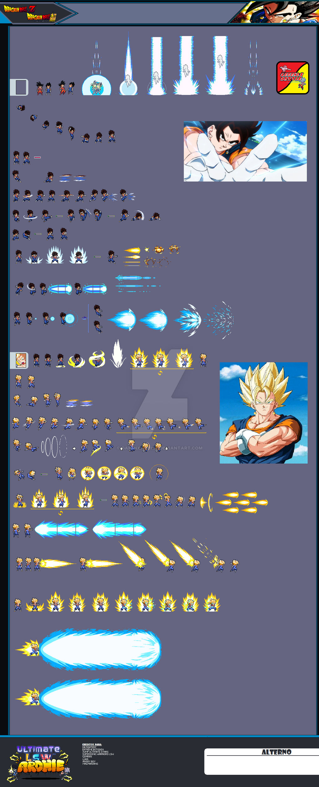 Base Ssj Vegetto Base y SSJ ULSW_Sheet_By_GamingXArchie by GaminXArchie on ...