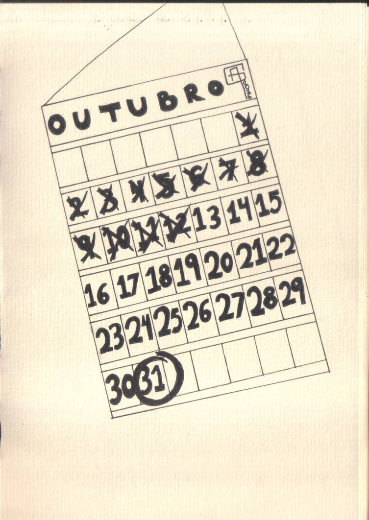 Inktober calendar by gugaalb on DeviantArt