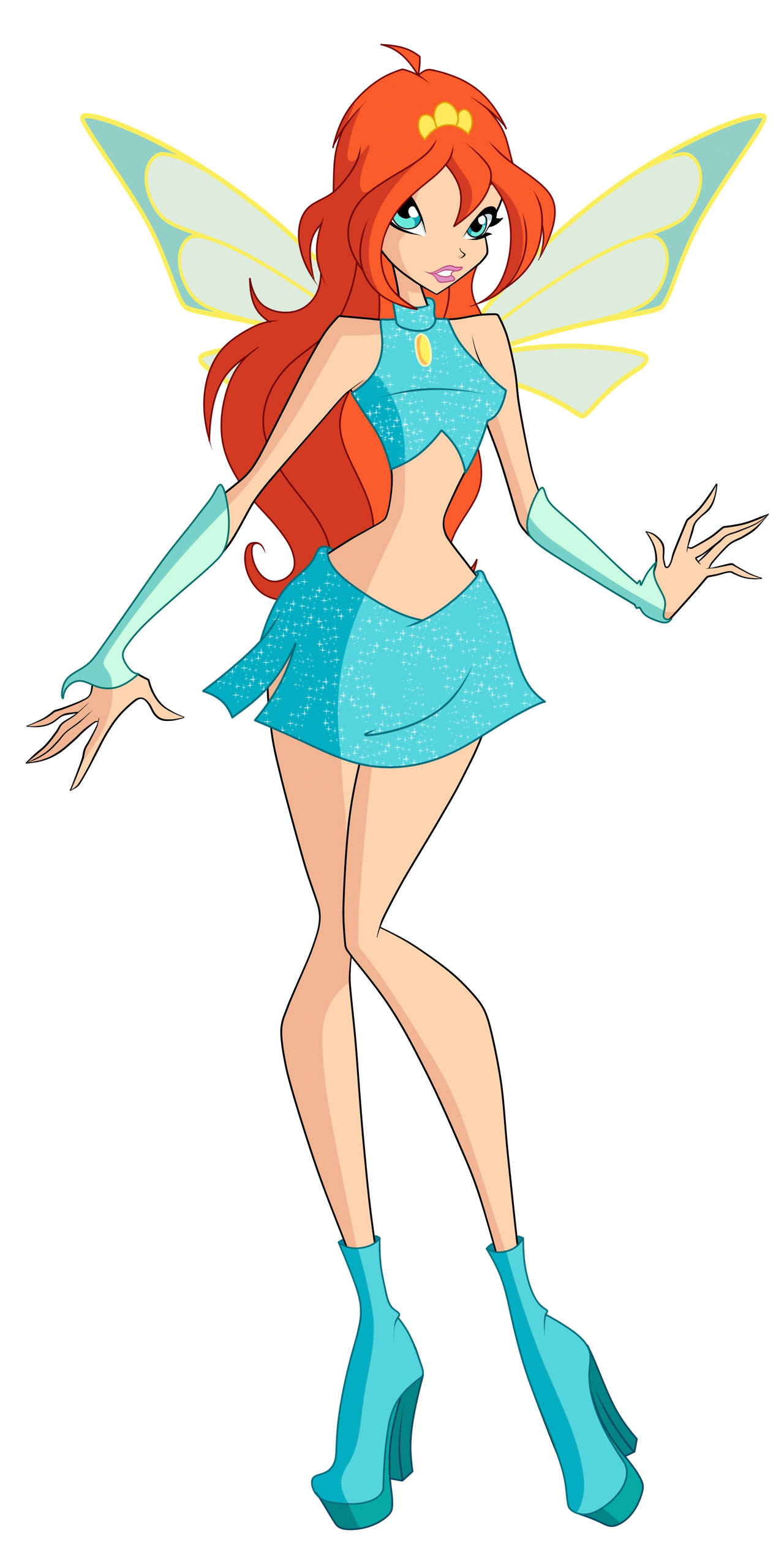 Magic Winx Base Bloom's Magic Winx form by HalleBailey1989 on DeviantArt