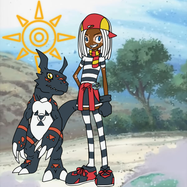 Deviantart Reference Digimon My Digimon OC Character by HalleBailey1989 on DeviantArt