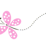 Cute Pink Butterfly PNG