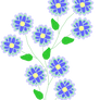 Violet Flowers PNG