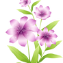 [Res] Light Purple Flowers PNG