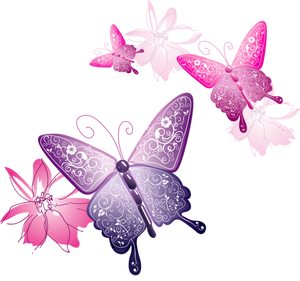 [Res] Decorative Butterflies PNG