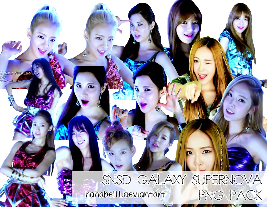 SNSD Galaxy Supernova PNG Pack