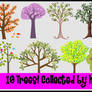 10 Trees Collected by hanabell