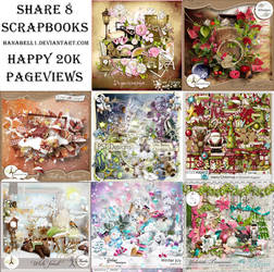 [Happy 20K+ Pageviews] Share 8 Scrapbooks