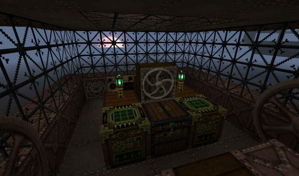 Minecraft Airship Bridge by Myrdah on DeviantArt