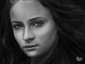 Sansa Stark Portrait Study