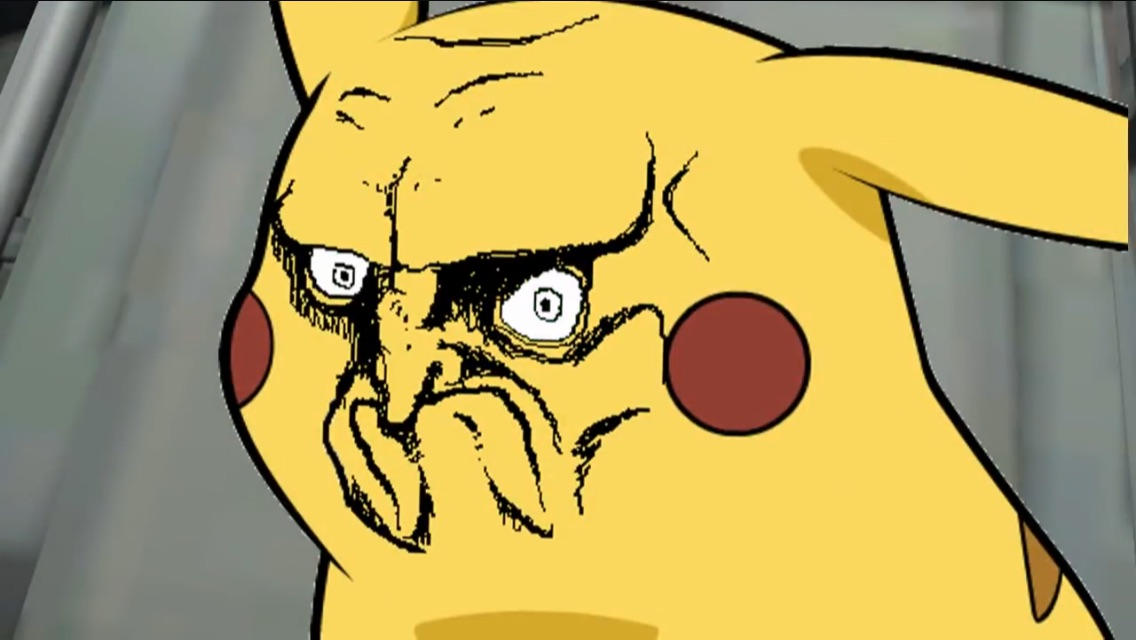 Angry Pikachu Troll Face by SnookieM on DeviantArt