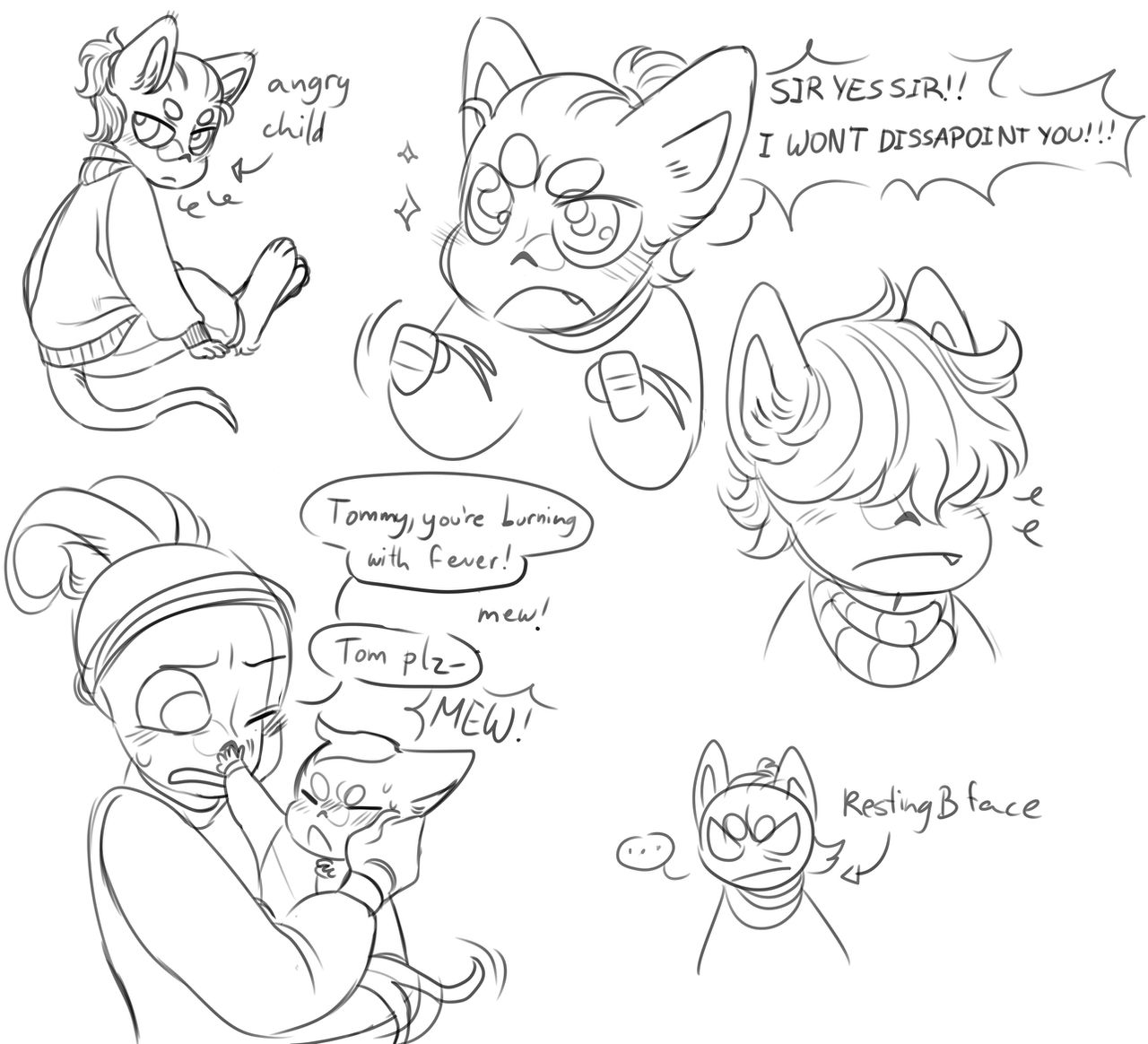 Babbin Tommy being babbin by RawCherryCake on DeviantArt
