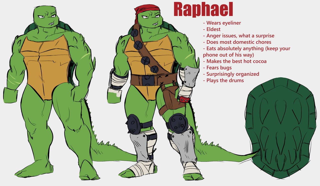 TMNT Eden: Raph Ref by RawCherryCake on DeviantArt