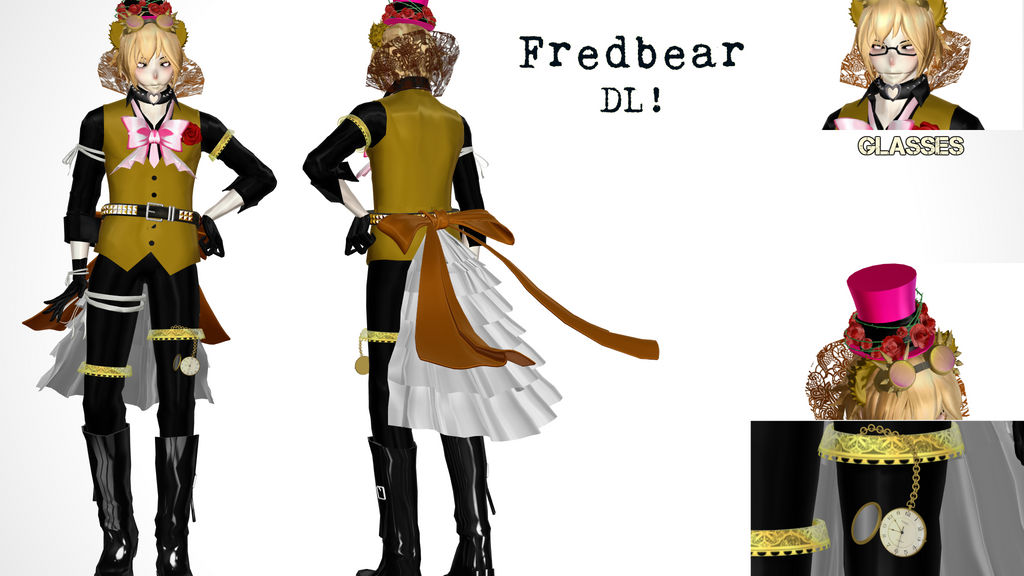 [MMDxFNaF] Fredbear (DL!)