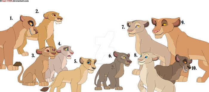 Lioness Pride Adopts (OPEN)