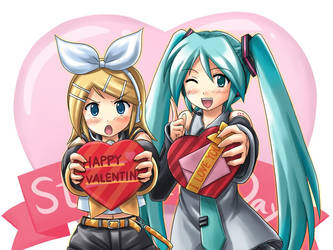 Rin and Miku's valentines