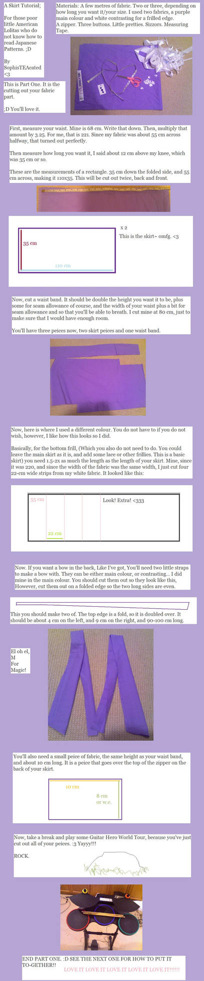 Lolita Skirt Tutorial Part 1 by RhodyGunn