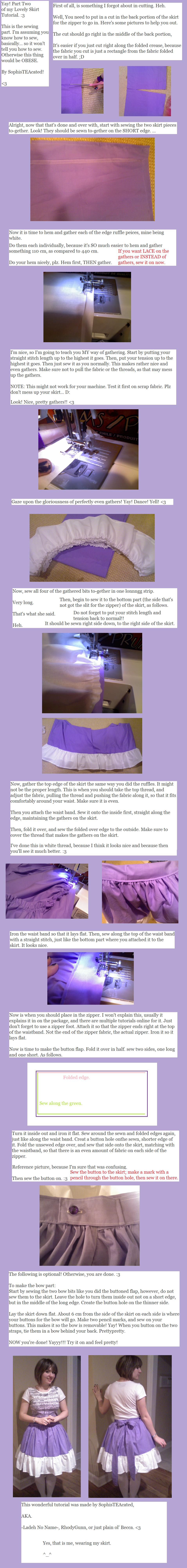 Lolita Skirt Tutorial Part 2