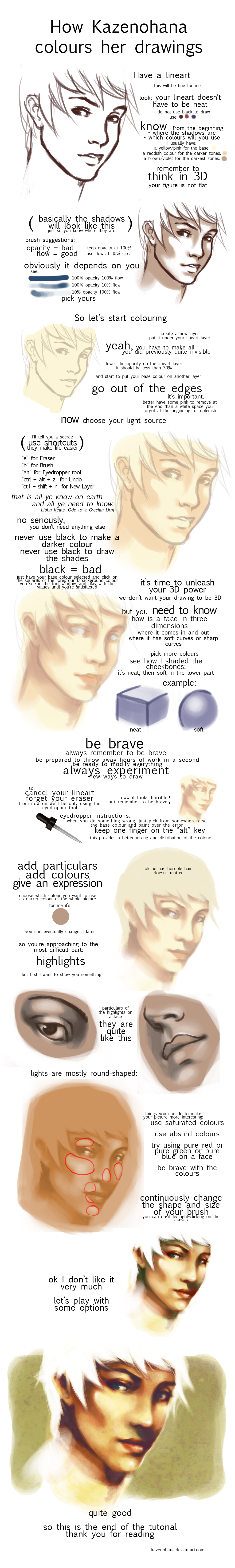 how to colour