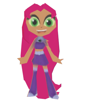 Teen Titans Go! A 3D Starfire.