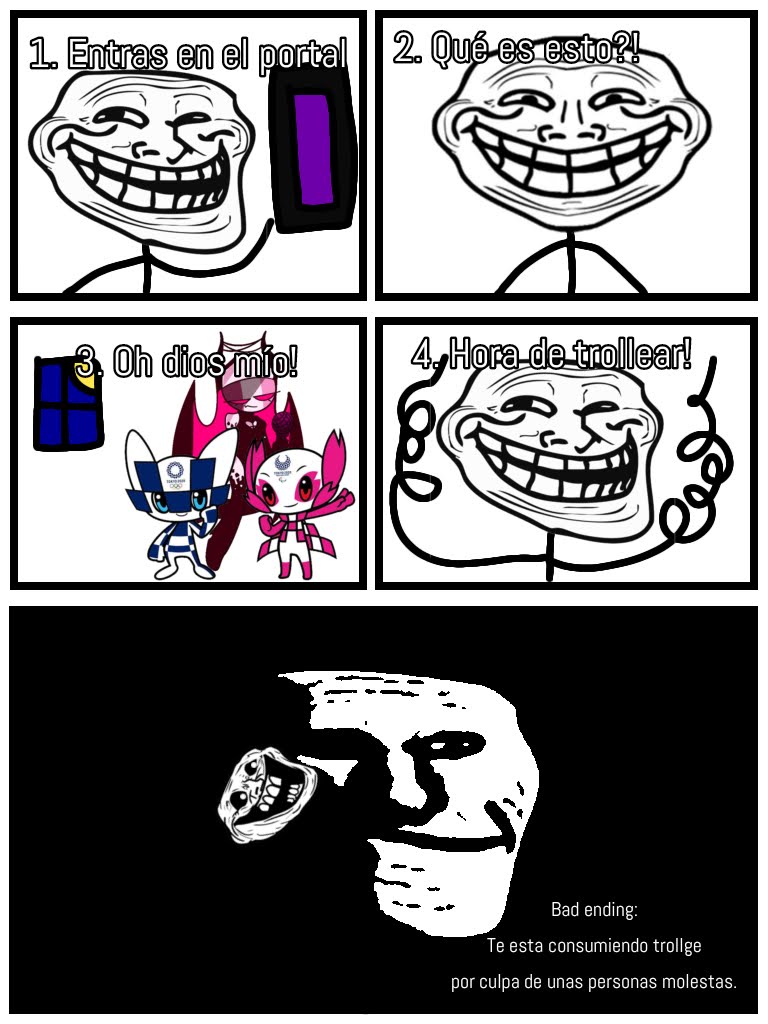 Troll Face comic Vol. 45: The GOOD game by Kyurem600 on DeviantArt