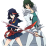 Kill La Kill - Ryuko and Uzu Render