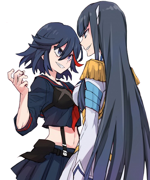 Kill La Kill - Ryuko and Satsuki Render