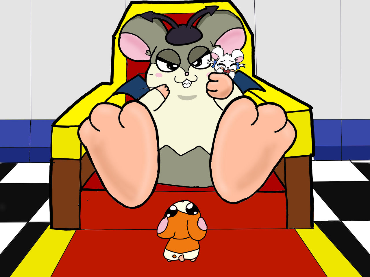 Macro Spat Paw Tease Hamtaro By EmolgaYarn On DeviantArt macro-spat-paw-tease-hamtaro-by-emolgayarn-on-deviantart