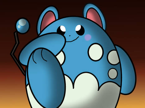 Macro Azumarill Paw Stomp (Pokemon)