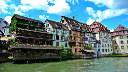 Strasbourg - Houses at the Ill by Paseas-Images