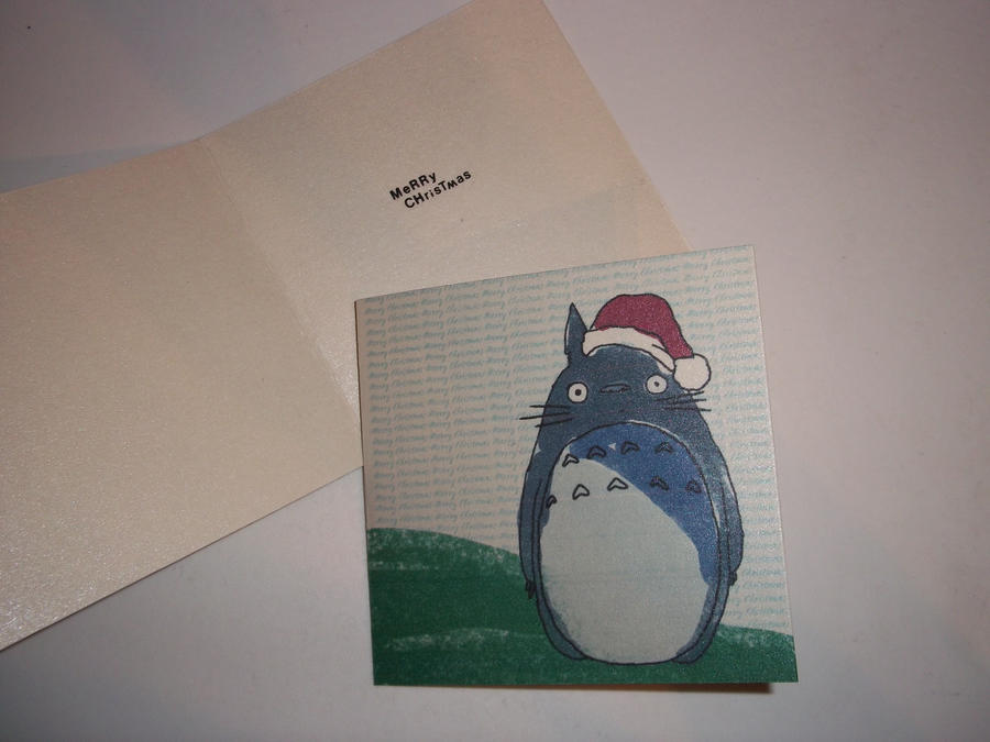 Totoro Christmas card 2