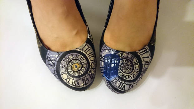 Doctor Who Steampunk Tardis shoes