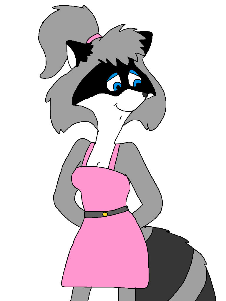 Lisa Racoon Lisa Raccoon in a Pink Dress 2 by CrawfordJenny on DeviantArt