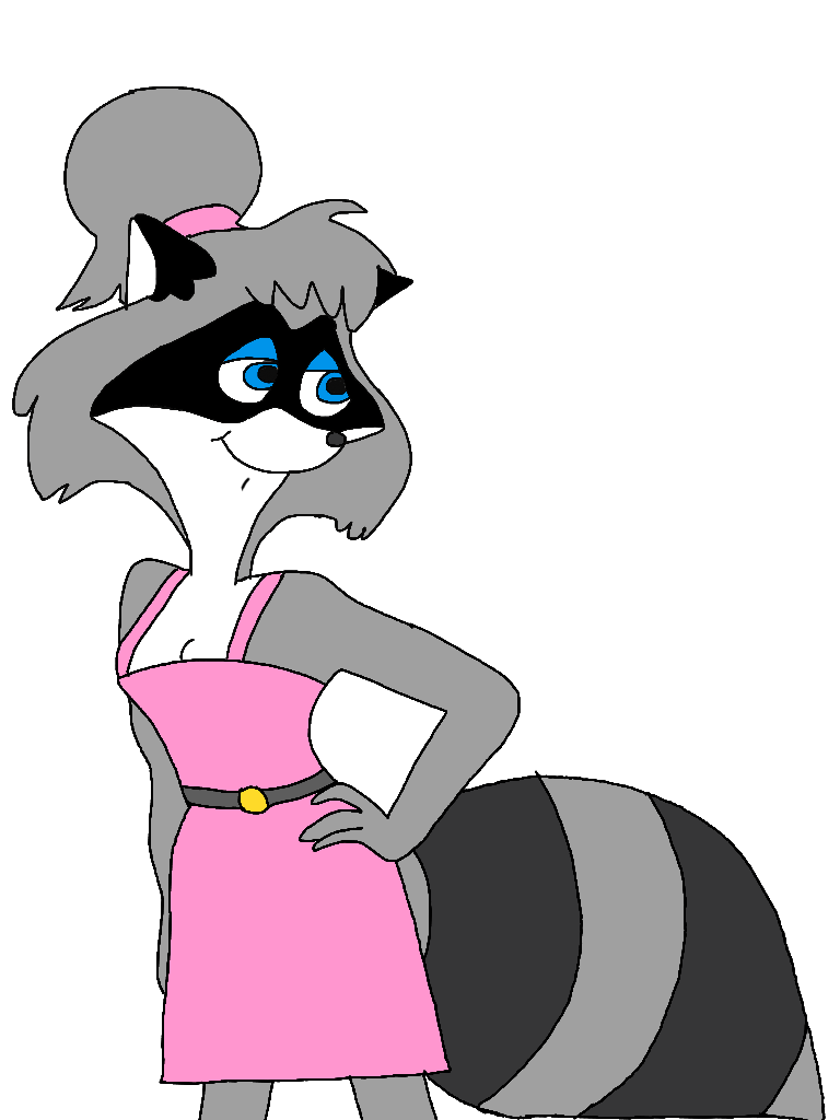 Lisa Racoon Lisa Raccoon in a Pink Dress 3 by CrawfordJenny on DeviantArt