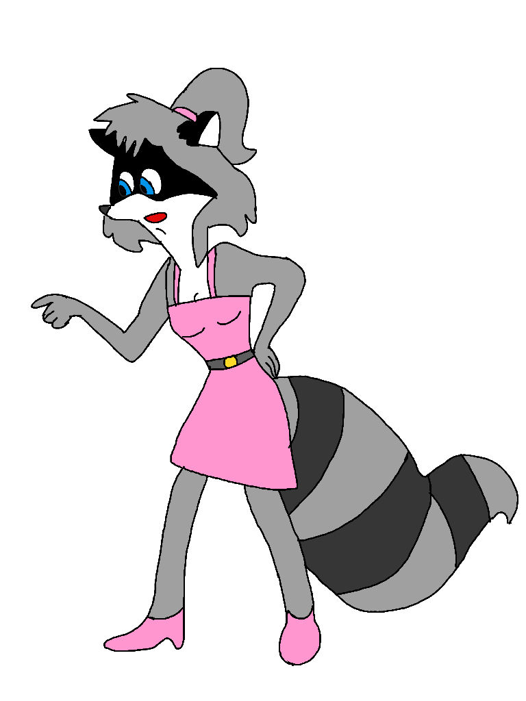 Lisa Racoon Lisa Raccoon in a Pink Dress 4 by CrawfordJenny on DeviantArt