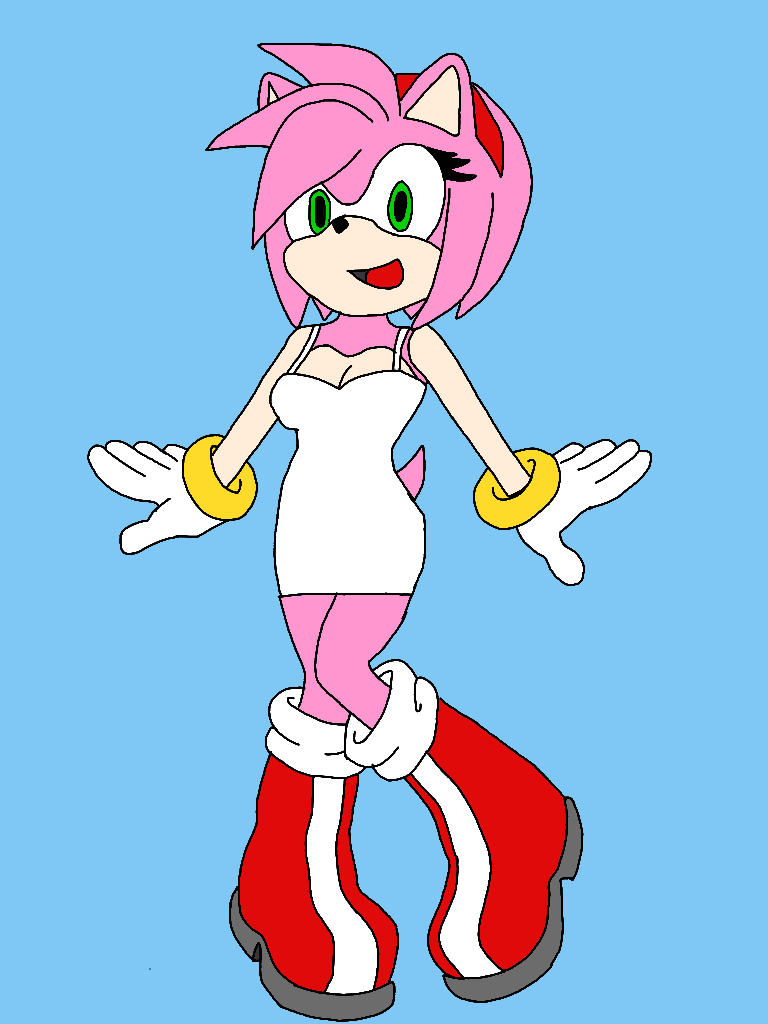 Amy Roses Sexy White Dress By CrawfordJenny On DeviantArt.