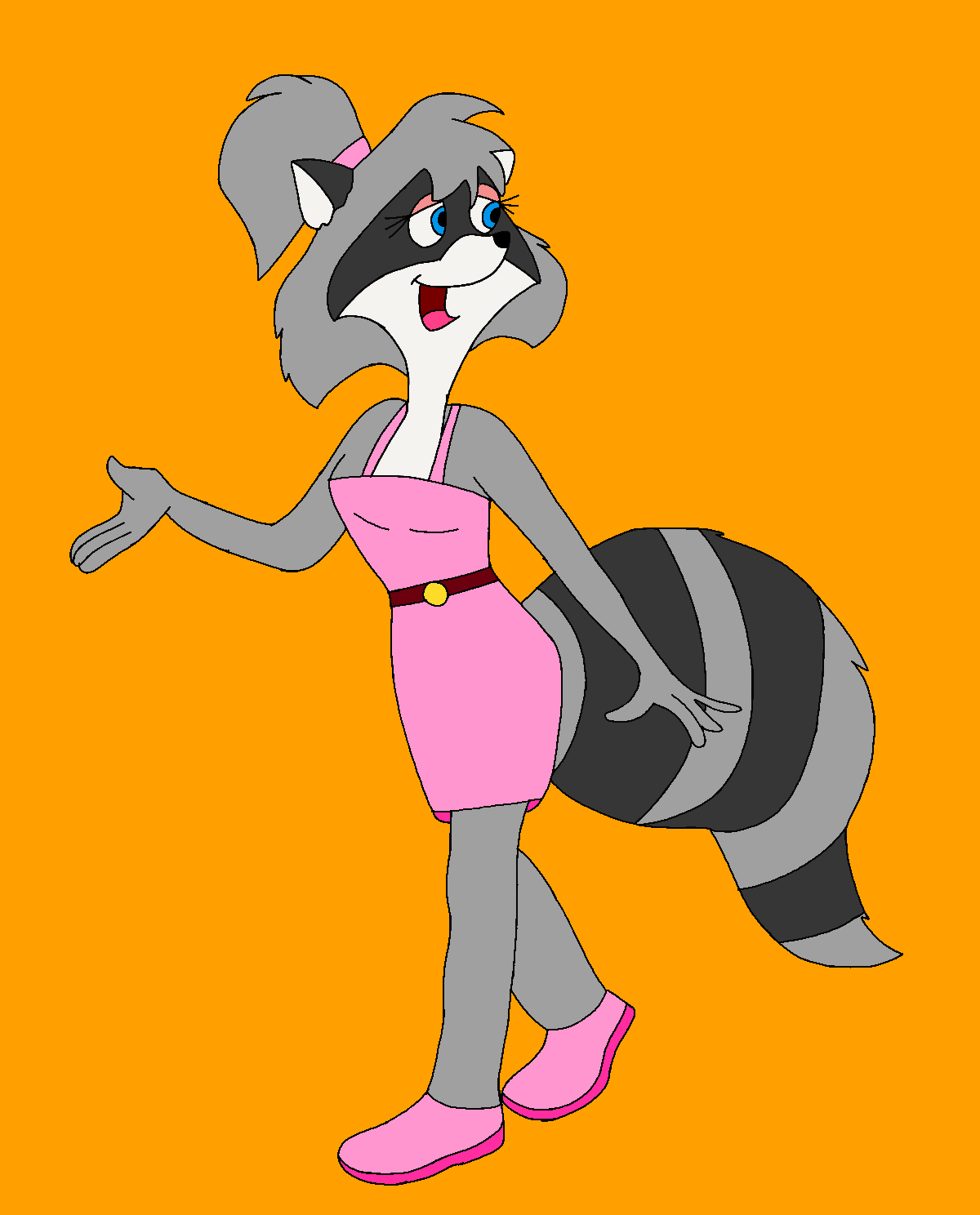 Lisa Racoon Lisa Raccoon in a Pink Dress 13 by CrawfordJenny on DeviantArt
