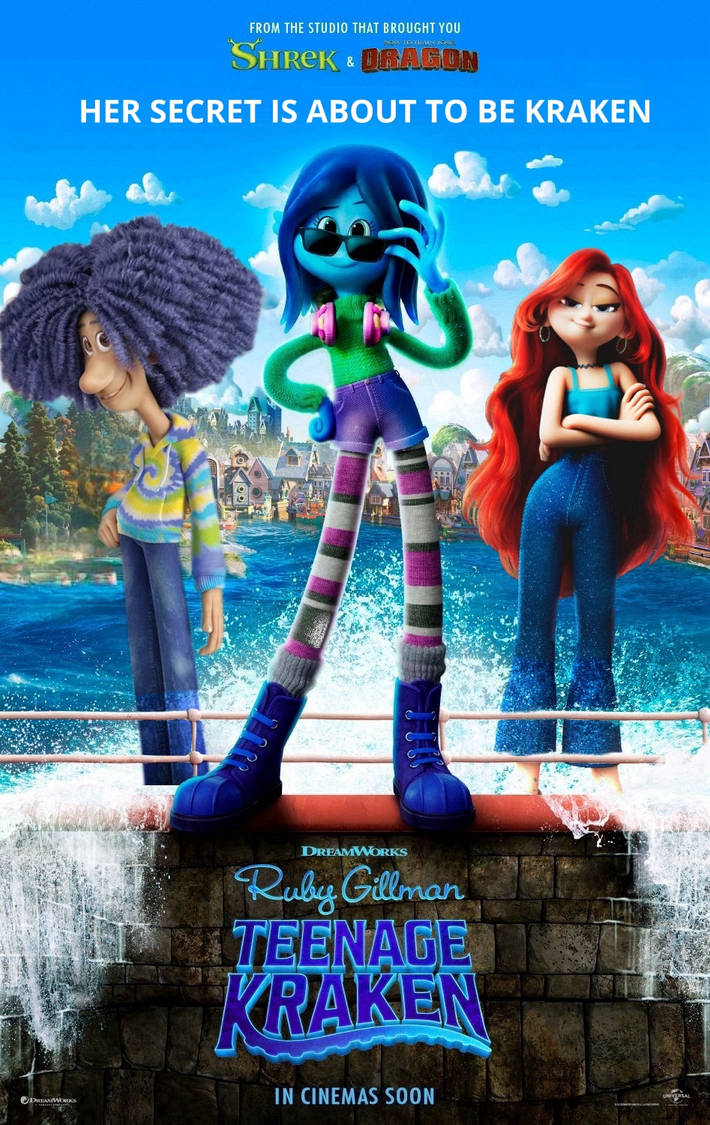 Ruby Conner New Ruby Gillman Poster with Connor and Chelsea by CrawfordJenny on ...