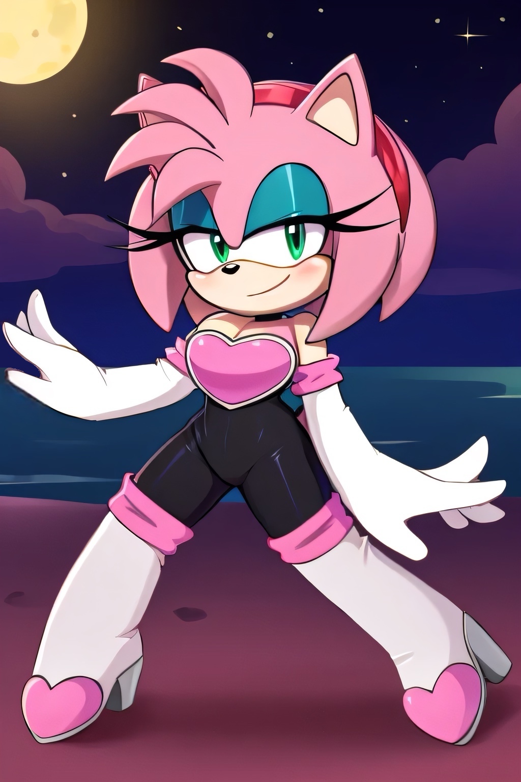 Amy Rouge Sus Amy Rouge on the Beach (V9) by CrawfordJenny on DeviantArt