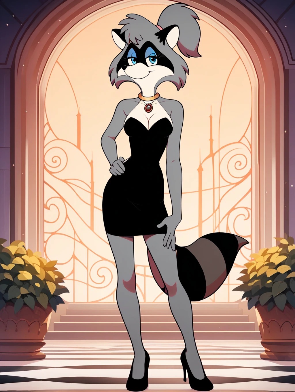 Lisa Racoon Lisa Raccoon in the Little Black Dress 9 by CrawfordJenny on DeviantArt