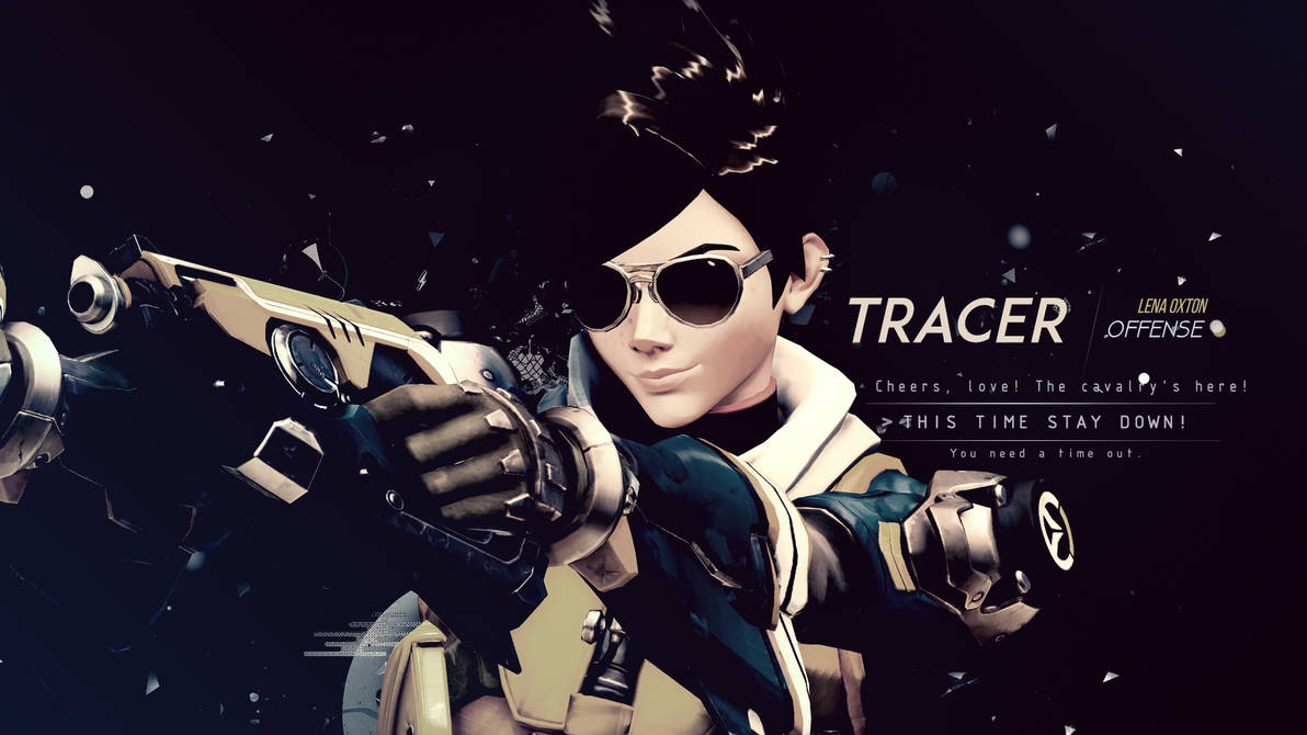 Tracer Wallpaper - Overwatch by Gramcyyy on DeviantArt